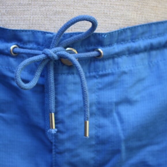VINTAGE Y2K 8 Ralph Lauren Women's BLUE DRAWSTRING CROP Cargo Pants cotton nylon - Picture 12 of 16